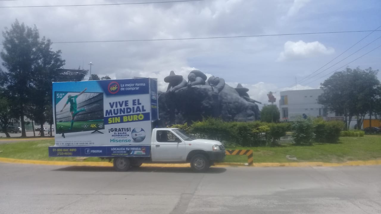 vallas moviles en San Luis Potosi